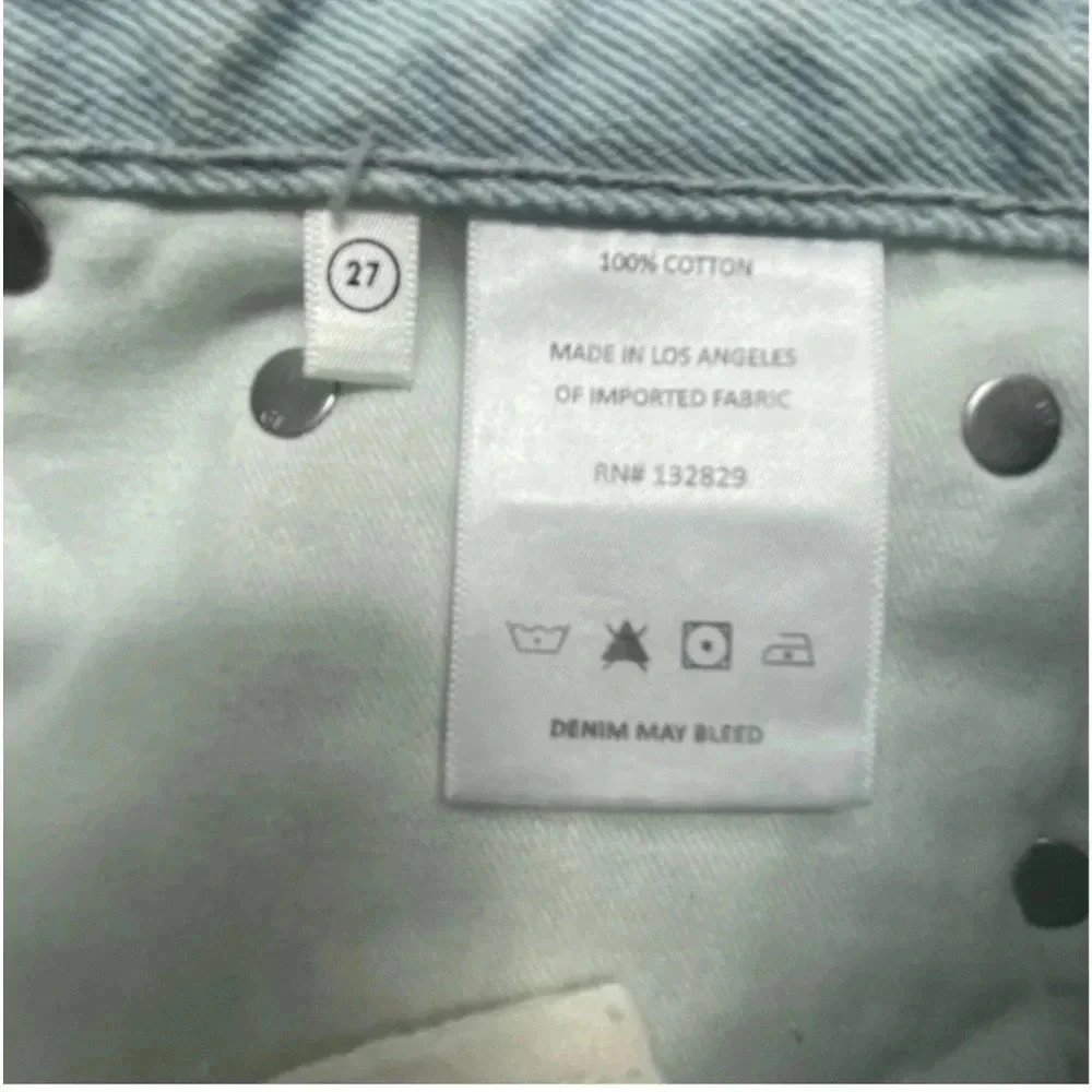 NWT GRLFRND Jeans Karolina High Rise Straight Crop Size 27 Indio - Picture 5 of 12